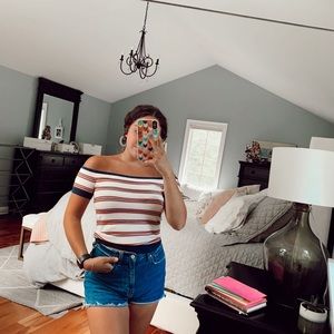 American Eagle Off-the-Shoulder Shirt